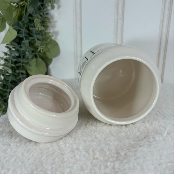 Rae Dunn TEA Canister Jar Ceramic Artisan Collection by Magenta Farmhouse Decor - Picture 3 of 7